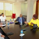 Minister Mohit receives Courtesy Call from Representatives of the  Tobago House of Assembly
