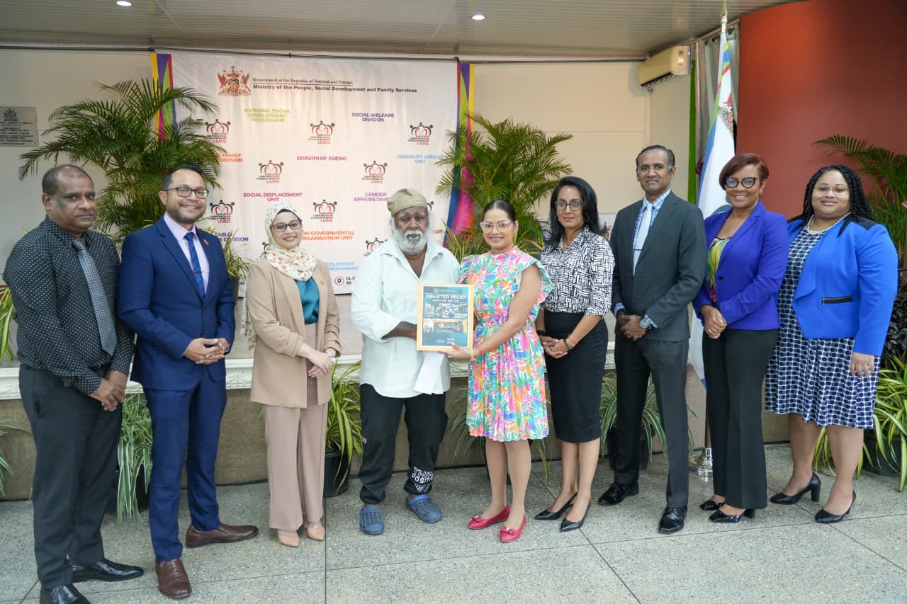 MPSDFS delivers TT$338,471.00 in Disaster Relief and Home Repair Grants to Princes Town families
